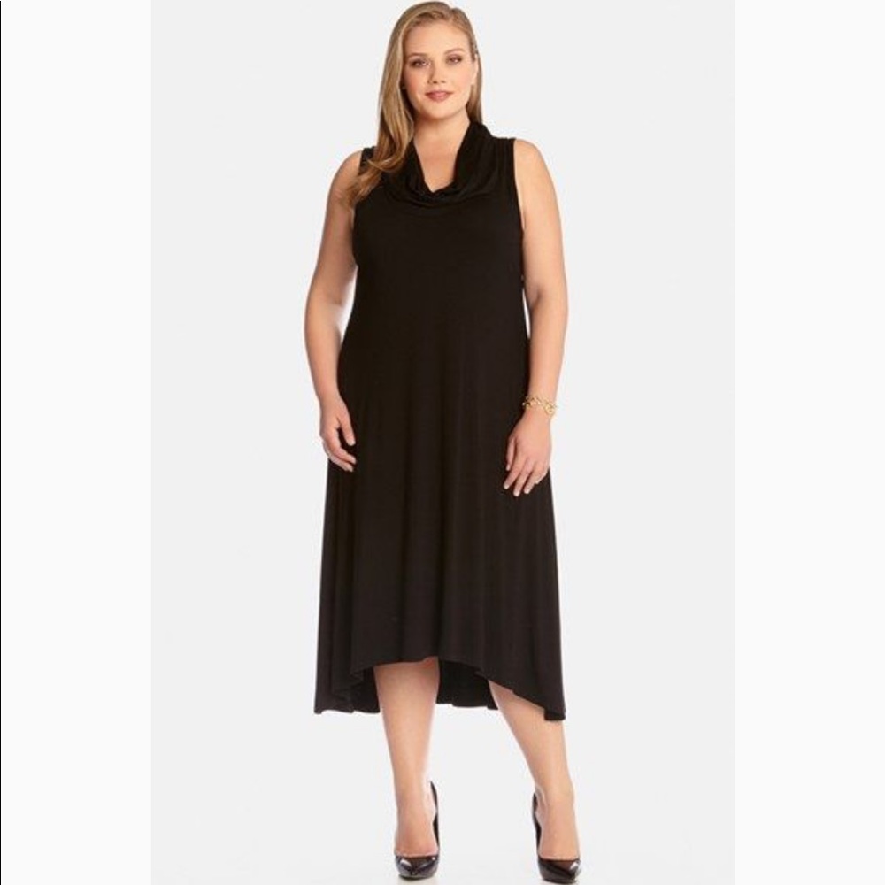 Karen Kane “Katie” Cowl Neck Maxi Dress